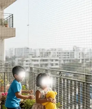Kids Balcony Safety Nets Installation in Bhubaneswar